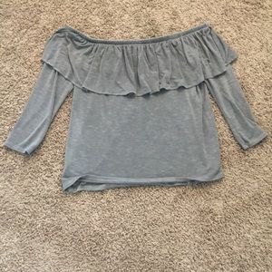 Off the shoulder shirt